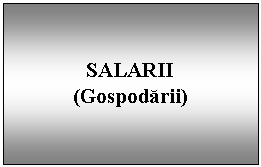 Text Box: SALARII
(Gospodarii)
